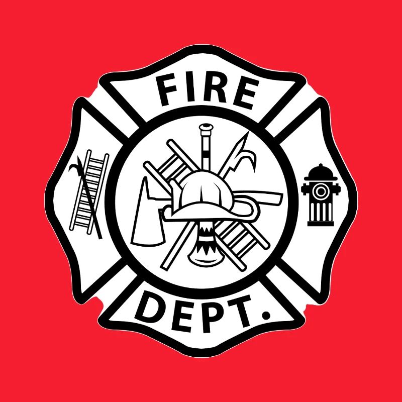 Fire Brigade Badge Emblem