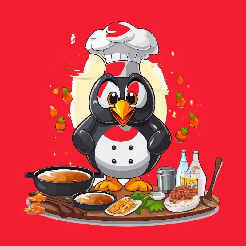 Küchenpinguin Chef Design