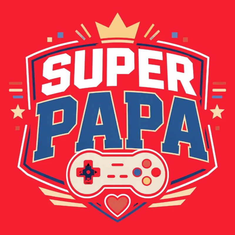Super Papa Gaming Schild