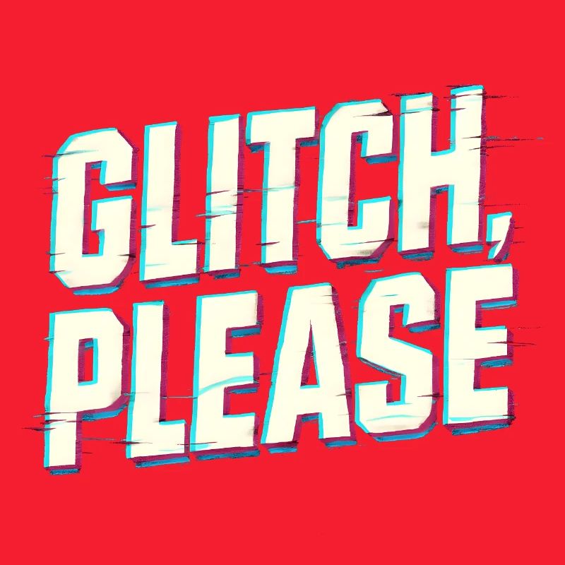 Glitch bitte | Retro Gaming Hacker Vibes