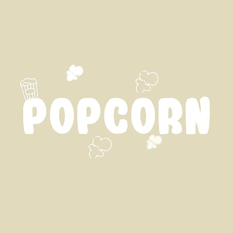 Lettrage de pop-corn