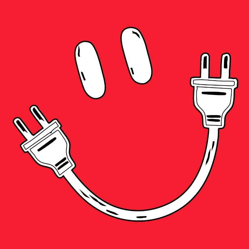 Strom Schuko Stecker Steckdose Elektrik Geschenk