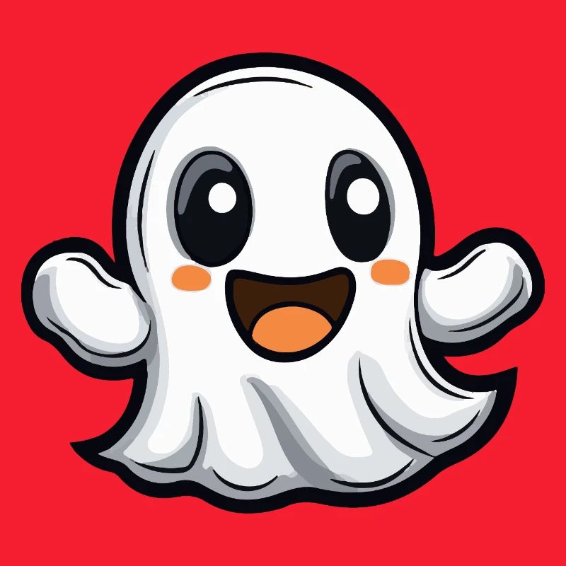 Geist Halloween Niedlich Comic