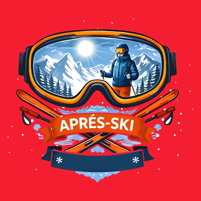 Apres Ski Comic Design