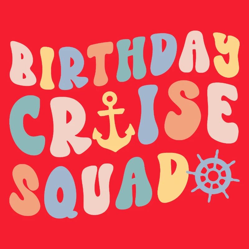 Équipe de croisière d’anniversaire