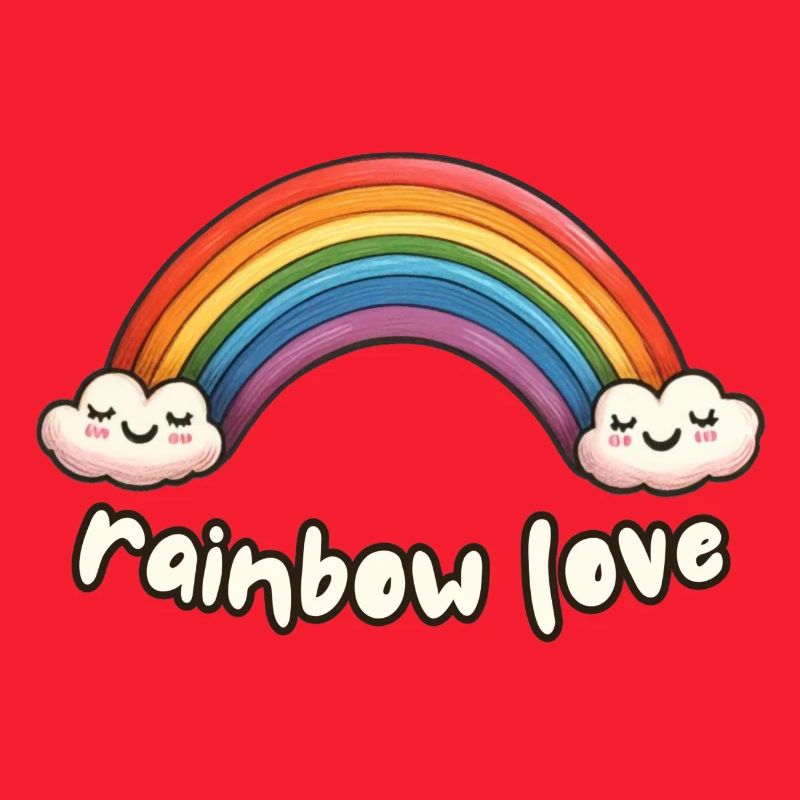 Regenbogen-Liebe