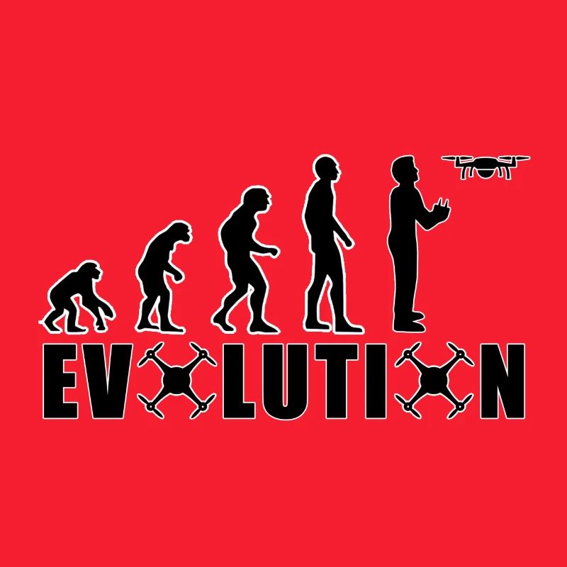 EVOLUTION DROHNE Geschenk Bodenpilot Fliegen