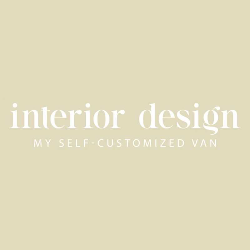 Interior Design - Van Self Conversion