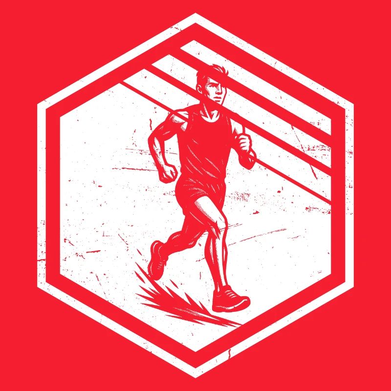 Modernes Running Artwork