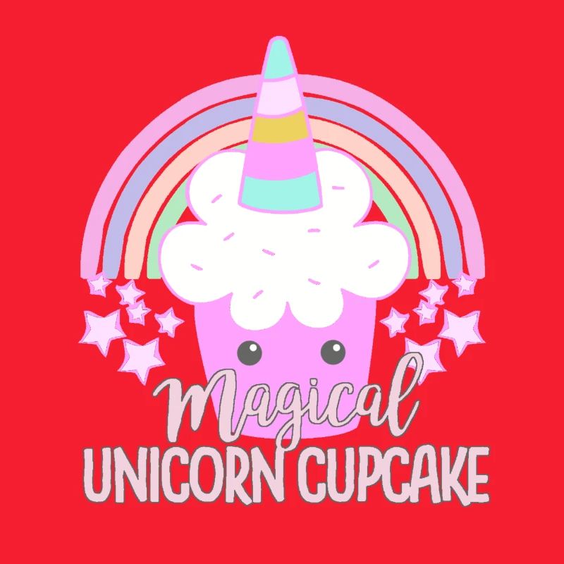 Einhorn-Cupcake