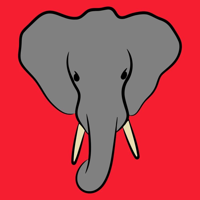 Elephant Head Minimalist