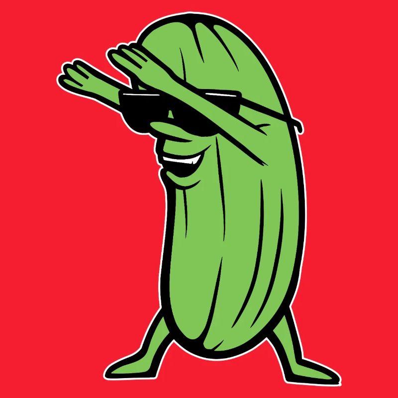 Dabbing Concombre Dabbing Dab Danse Hip-Hop Danse Pose