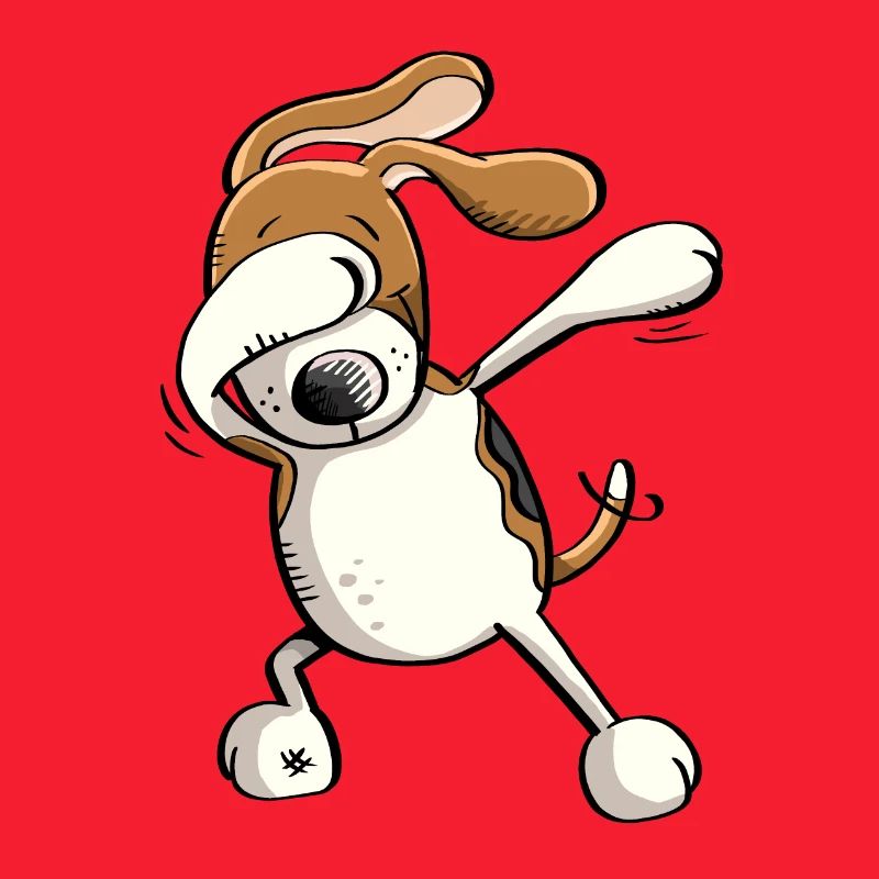 Funny Dab Dance Beagle - Hund - Comic - Geschenk