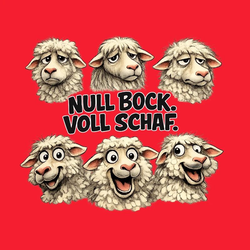 Schaf-Quintett: Null Bock Voll Schaf