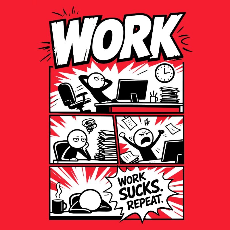 Work Sucks Repeat Comic