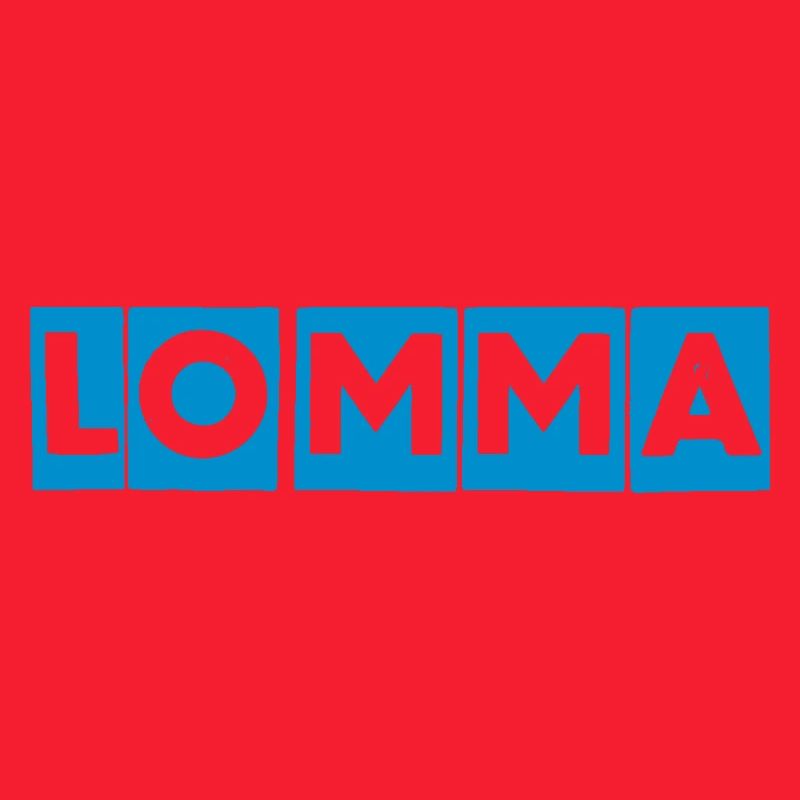 Lomma Blue Block-Design