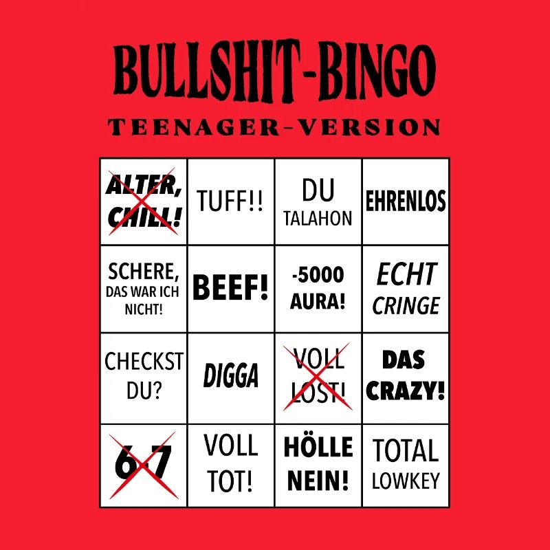 Bingo à la connerie – Version ado