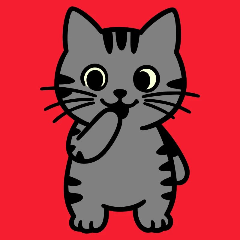 tigerkatze-steht-dreifarbig