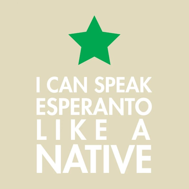 Esperanto Sprache native sprechen Geschenkidee