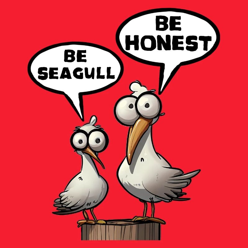 Sei Möwe Sei ehrlich