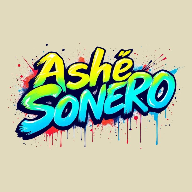 Ashe Sonero Graffiti-Regenbogen
