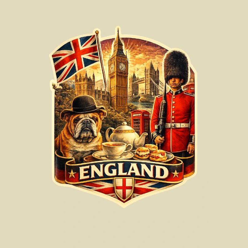 England Heritage Tea Abzeichen