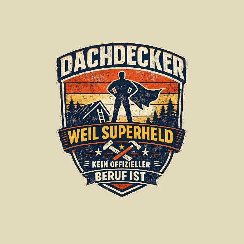 Dachdecker Superheld