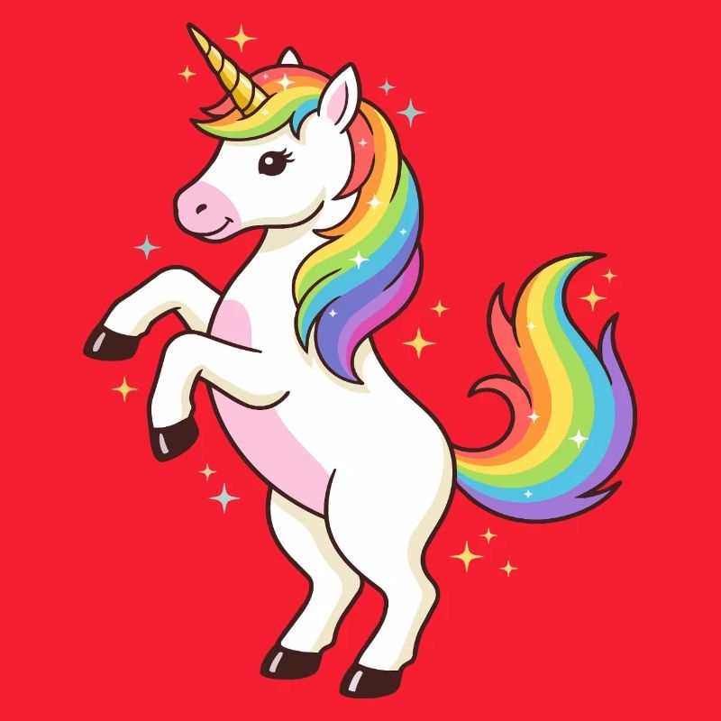 Regenbogen-Einhorn-Funkeln