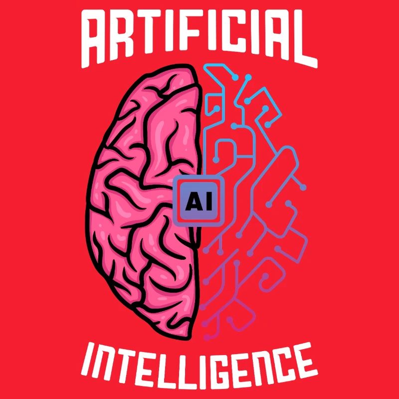Artificial Intelligence Brain Tech Design