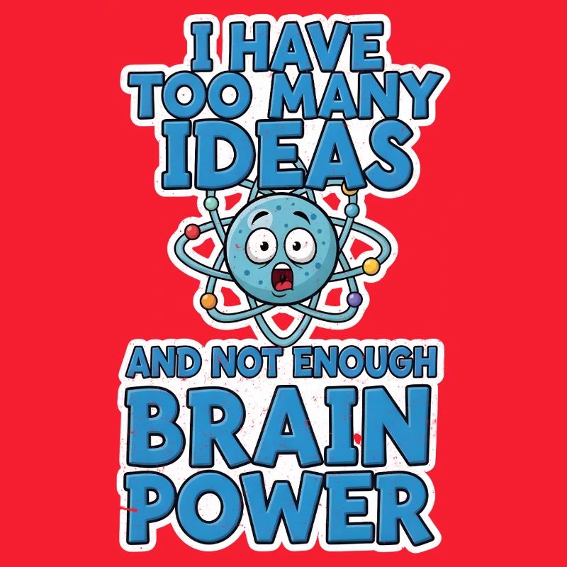 Brain Power Comic Shirt Geschenk