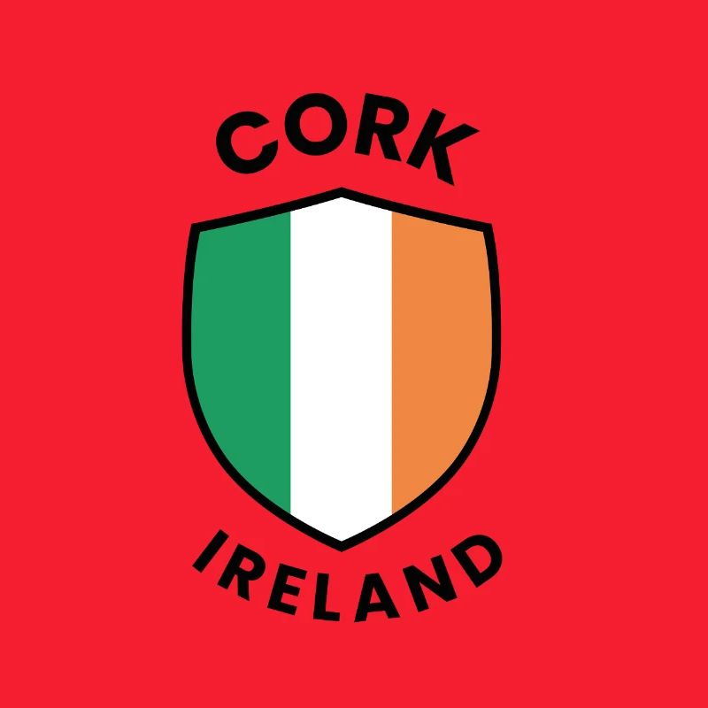 Tricolore du Bouclier d’Irlande de Cork