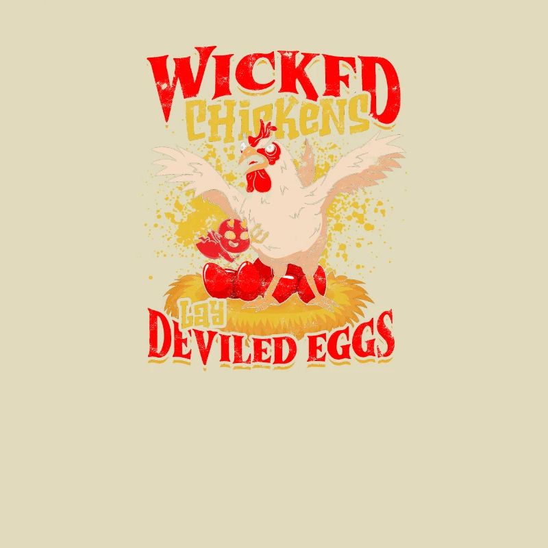 Wicked Chicken Lay Deviled Eggs - Huhn