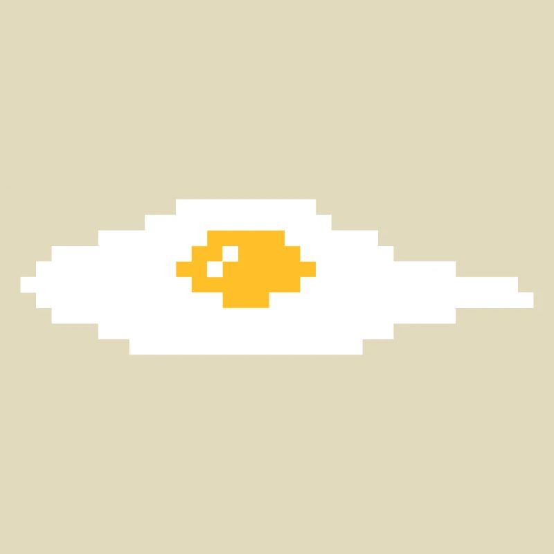 Pixel Fried Egg