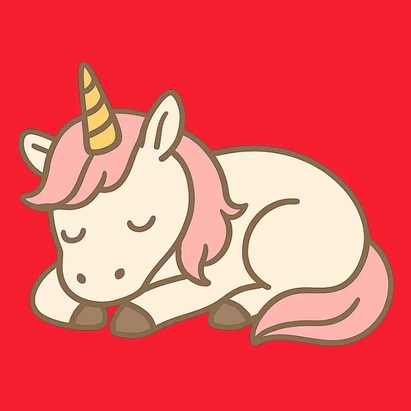 Schlafendes Einhorn