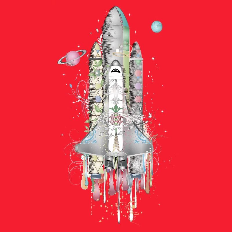 Imaginative Space Shuttle - Artfully Designed