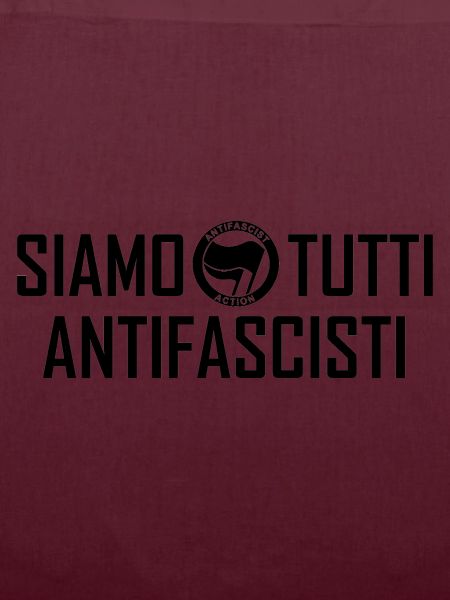 SIAMO TUTTI ANTIFASCISTI black