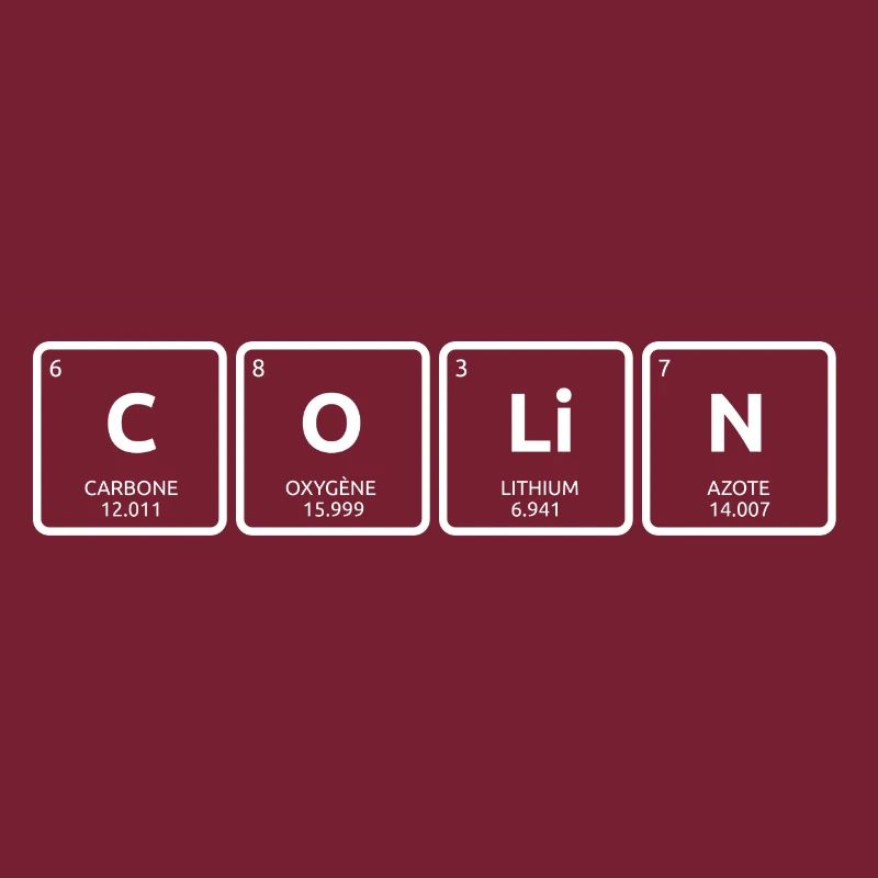 Periodensystem der Elemente - Colin blanc