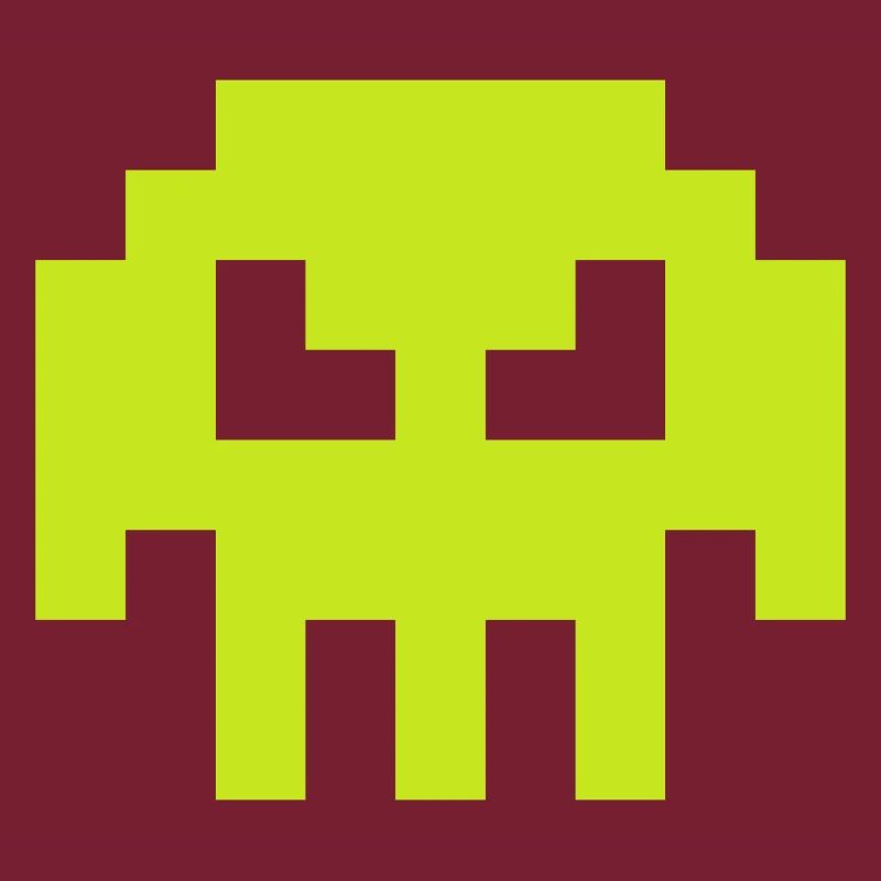 Alien Invader from Sapce (skull, plain)