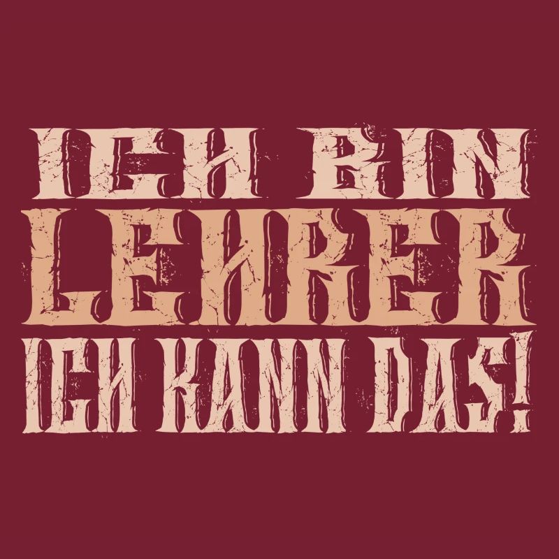Ich bin Lehrer