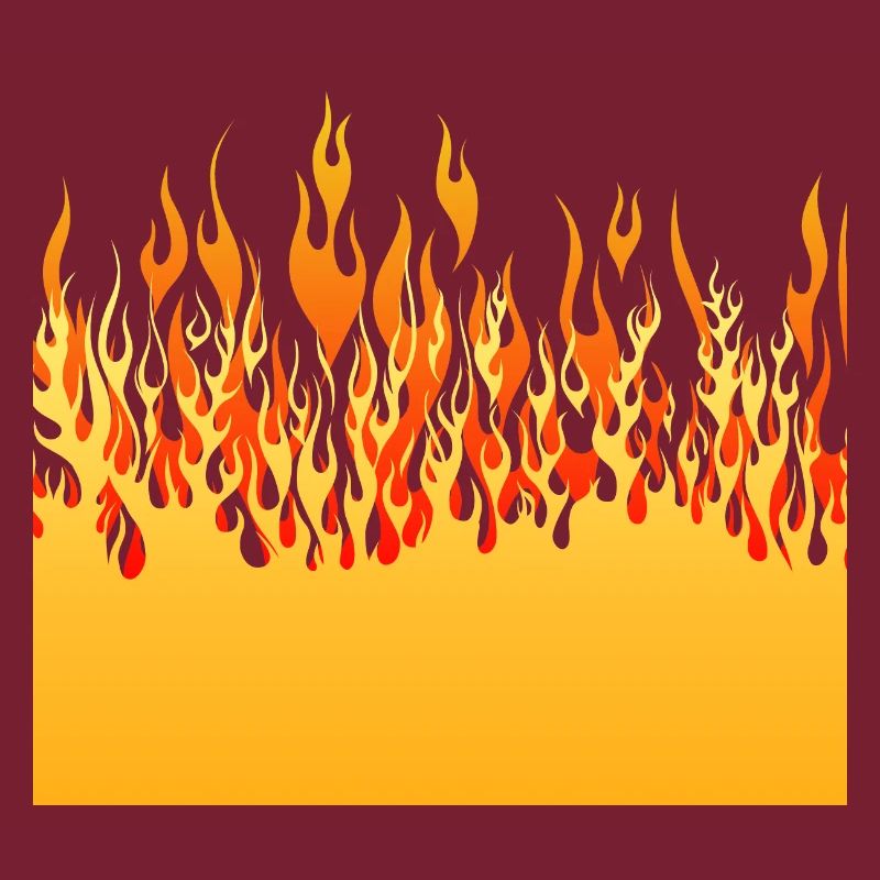 fire flame flame wall