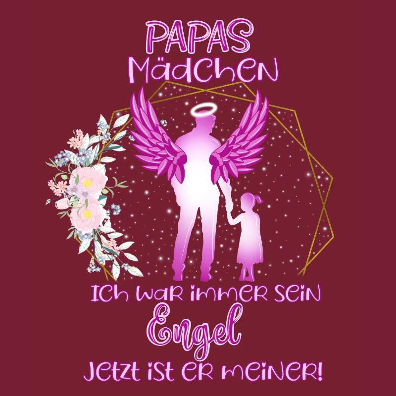 Papas Mädchen Erinnerung Geschenk, Papas Engel