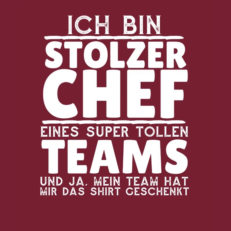 Ich bin stolzer Chef