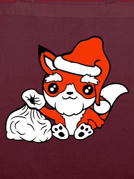 Fuchs Rotfuchs Weihnachtsmann Weihnachten Geschenk