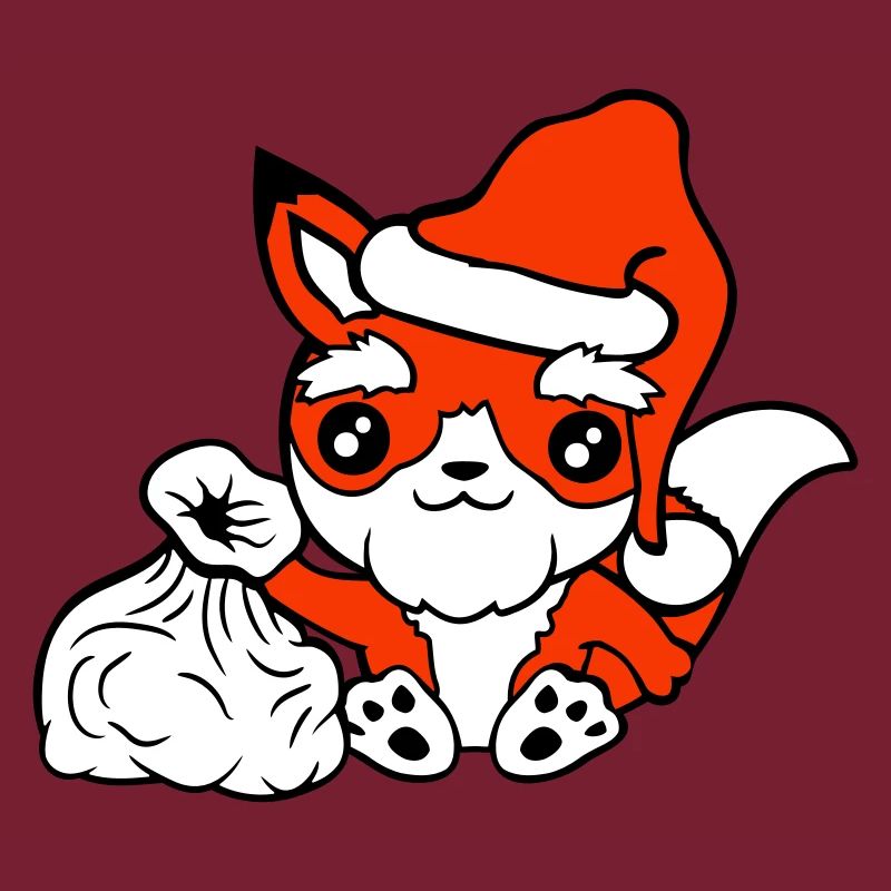 Fuchs Rotfuchs Weihnachtsmann Weihnachten Geschenk