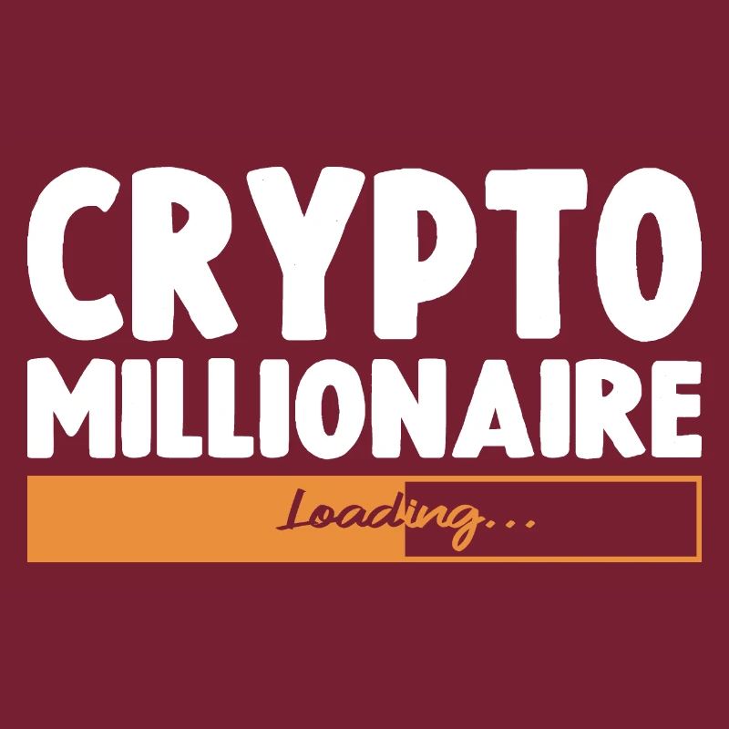 Crypto Millionaire Loading Funny Bitcoin Ethereum