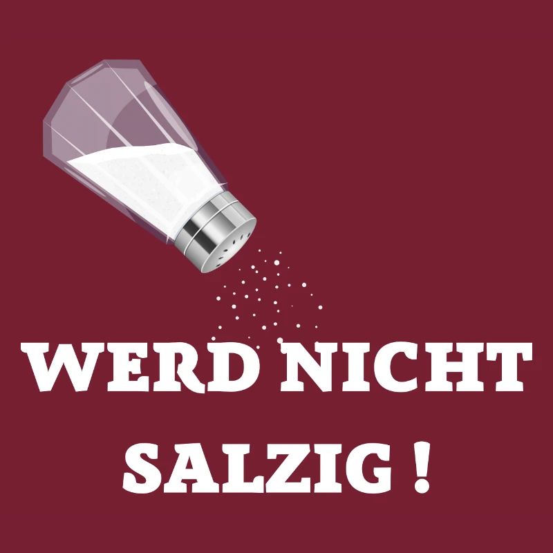 WERD NICHT SALZIG GAMING TSHIRT