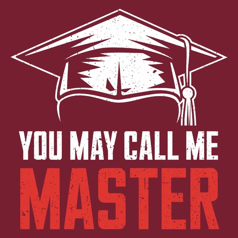 Humorous Design for Master's Graduates