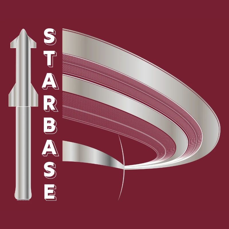 Starbase mit Saturn Logo.