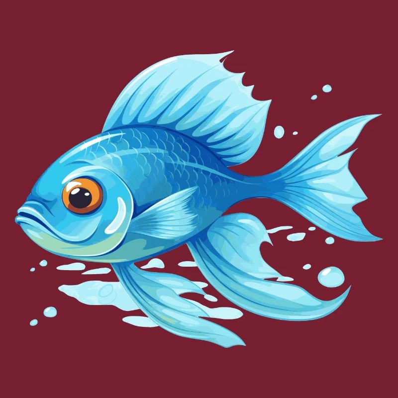 blue fish