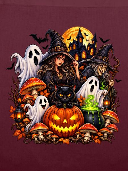 Magische Halloween Hexen & Geist